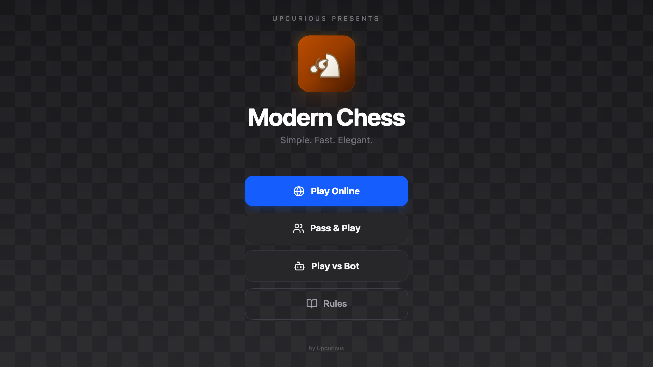 Modern Chess screenshot