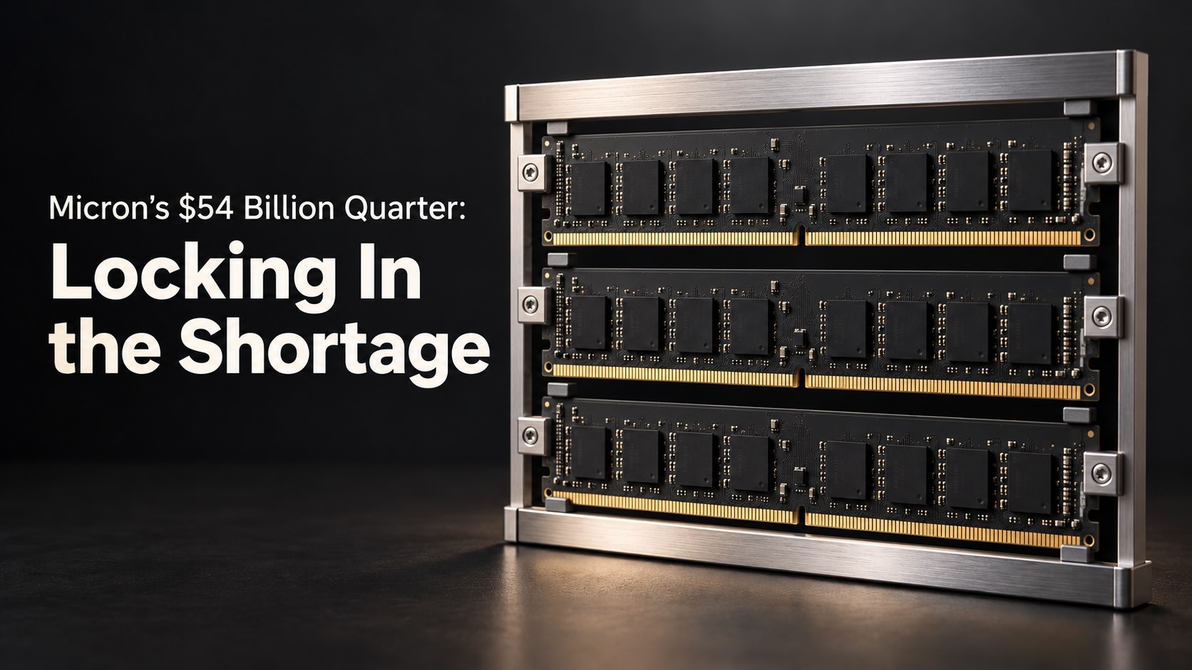 Micron’s $54 Billion Quarter: Locking In the Shortage